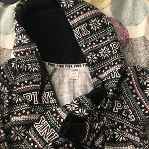 VS Pink Sweater Onesie